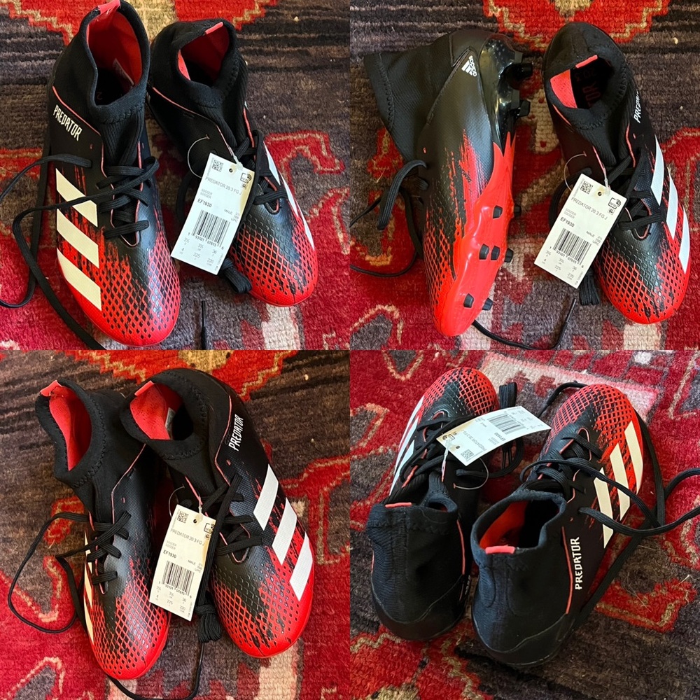 Boy’s size 4 Adidas Predator Soccer Cleats NWT
